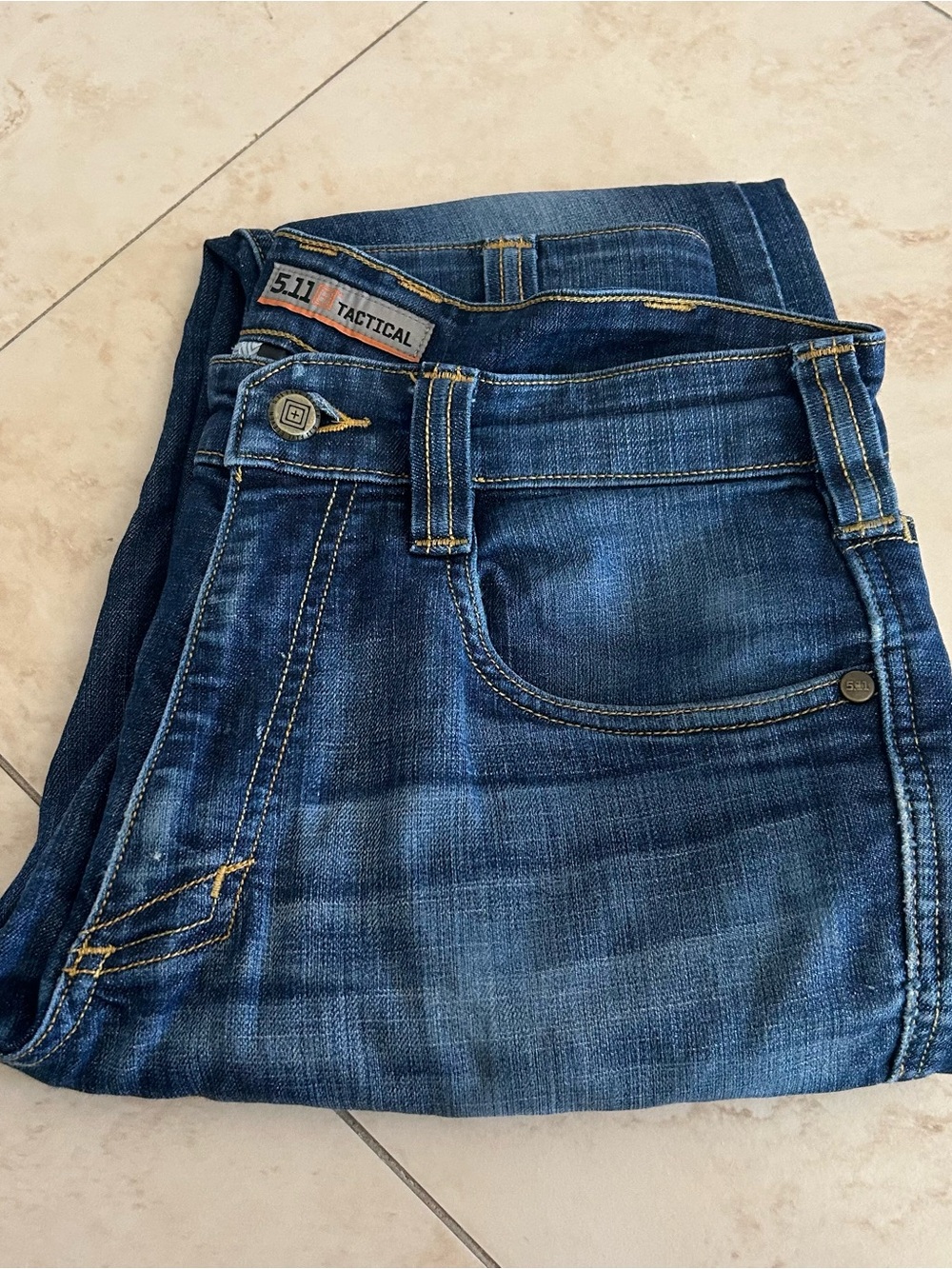 5.11 Tactical Men’s Blue Straight Jeans L7
